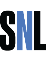 The image shows the letters S, N, and L in bold, with the N in blue and the S and L in black on a white background.