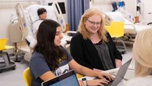 Nursing Simulation Lab Students Laptop