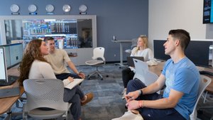 Students Computer Lab Conversation