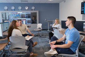 Students Computer Lab Conversation