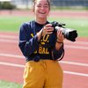 Homecoming Photographer Running Track