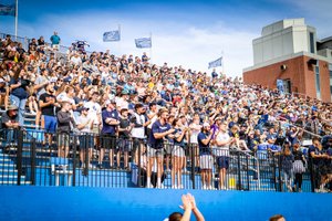 Students in Crowd at Football Game